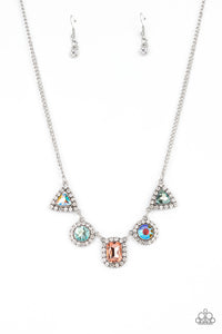 Posh Party Avenue - Multi Life of the Party Necklace Jan 2022